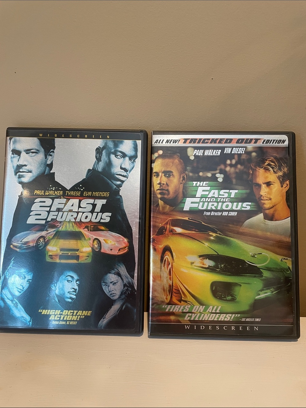 Fast and furious dvd set of 2